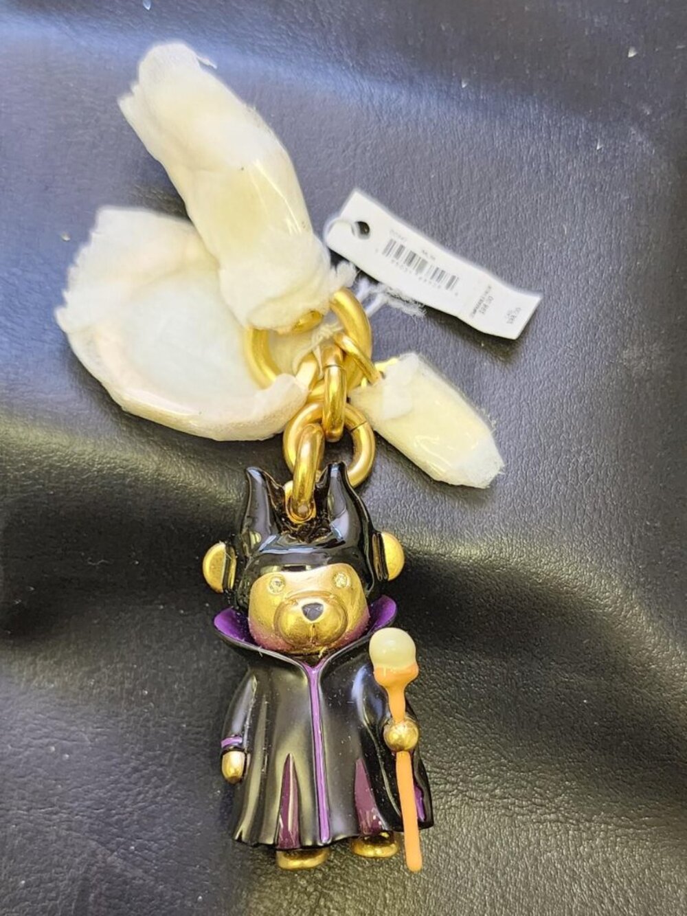 Coach Disney Villains Bear Maleficent Handbag Charm / Keychain
